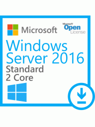 9EM-00124 Microsoft Windows Server 2016 Standard 2-Core Open